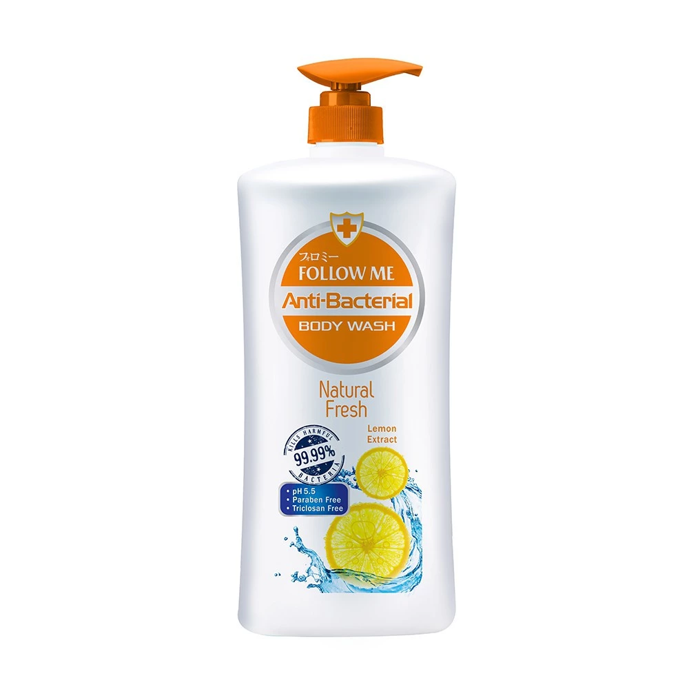 Follow Me Body Wash Anti-Bacterial 1000ml - Natural Fresh